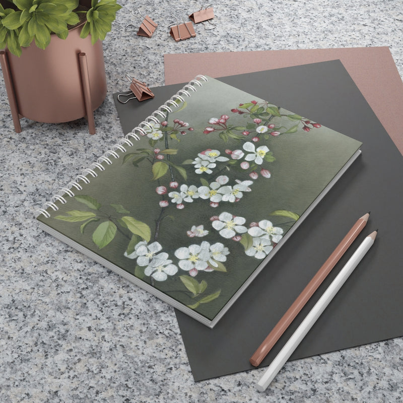 Apple Blossom Spiral Notebook